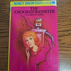 Nancy Drew Mystery Stories The Crooked Bannister by Carolyn Keene Hardbound Book